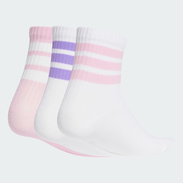 Blanco Calcetines Acanalados 3 Pares Kids