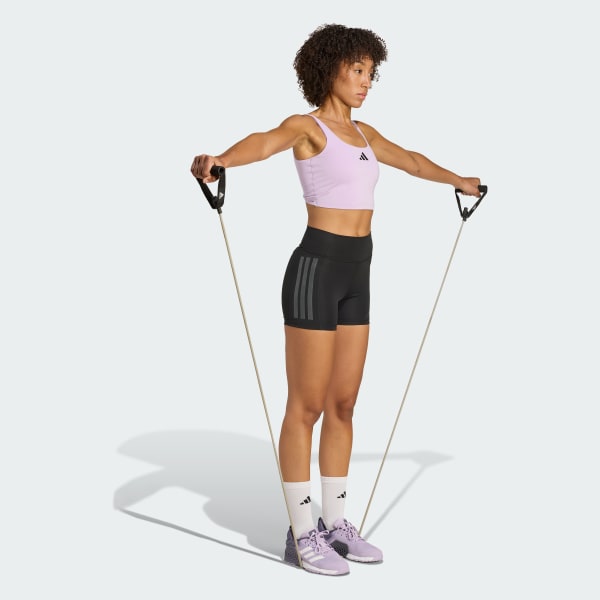 Roxo Top Esportivo de Suporte Leve Power