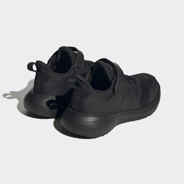 Zwart Fortarun 2.0 Cloudfoam Sport Running Schoenen met Elastische Veters en Klittenband