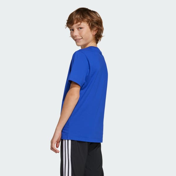 Blue Messi Name and Number Graphic Tee Kids