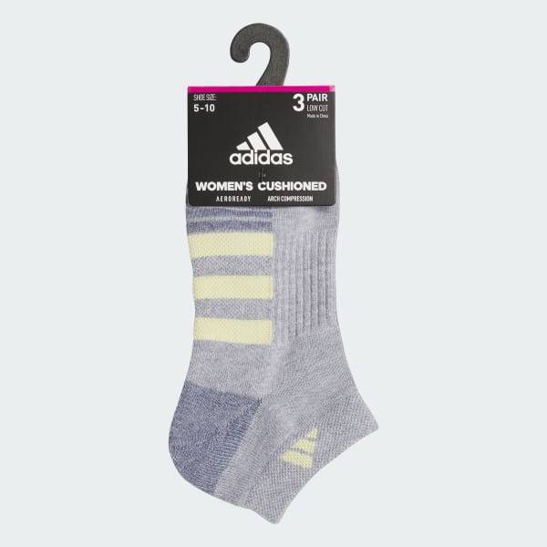 adidas Cushioned Low-Cut Socks Pairs Multicolor Free