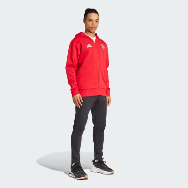 adidas Manchester United Anthem Jacket - Red | Free Shipping adidas Manchester United Anthem Jacket - Red | Free Shipping