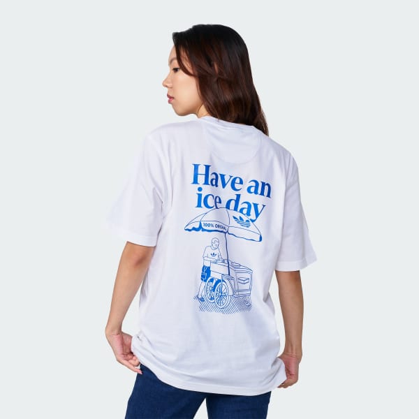 White Have an Ice Day Key City Tee