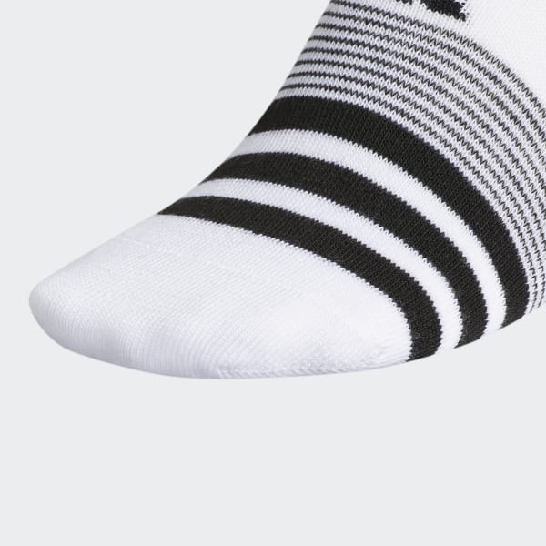White Superlite Super No-Show Socks 6 Pairs KIP08
