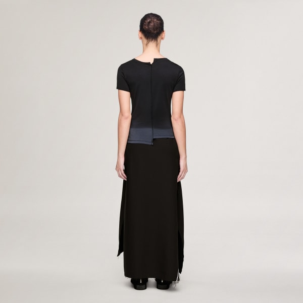 ブラック Y-3 DIP DYE FITTED TEE