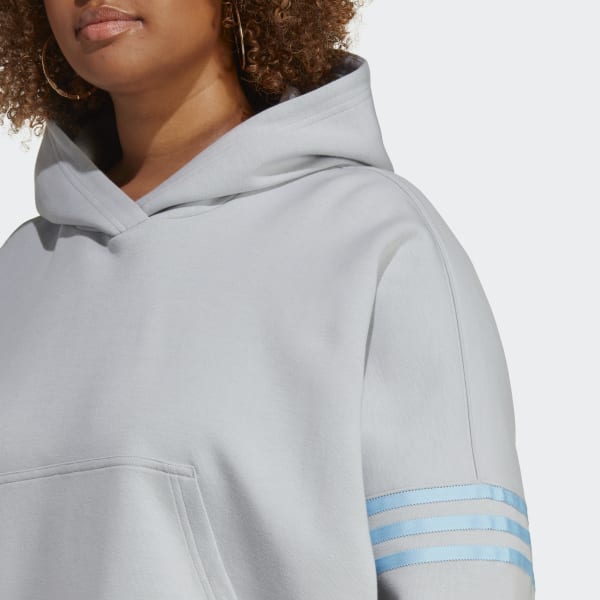 adidas Adicolor Neuclassics Hoodie (Plus Size) - Grey | Women's Lifestyle |  adidas US
