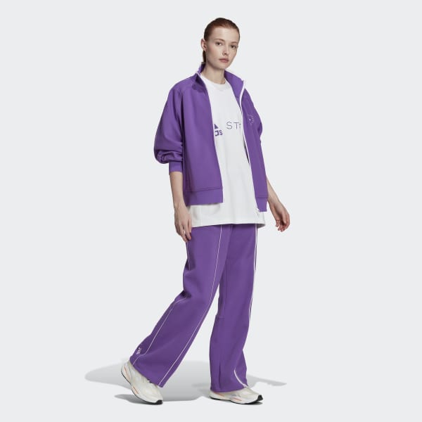 Adidas by Stella McCartney Logo T-Shirt - Women - Deep Lilac - XS