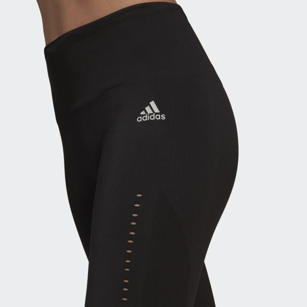 Preto Leggings 7/8 de Running AEROKNIT