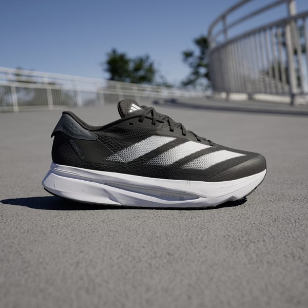 Adidas Men s Adizero SL2 Running Shoes 13 W Black White Carbon