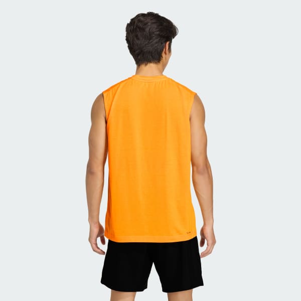 Laranja CAMISETA SEM MANGAS WORKOUT ESSENTIALS FEELREADY
