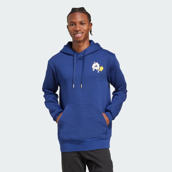 Mavi Food Sauce Graphic Kapüşonlu Üst