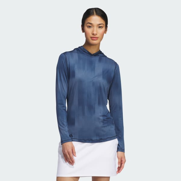 Blue Ultimate365 Printed Hoodie