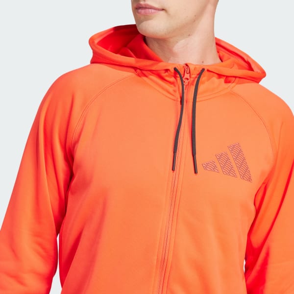 Felpa con cappuccio da allenamento Game and Go Full-Zip