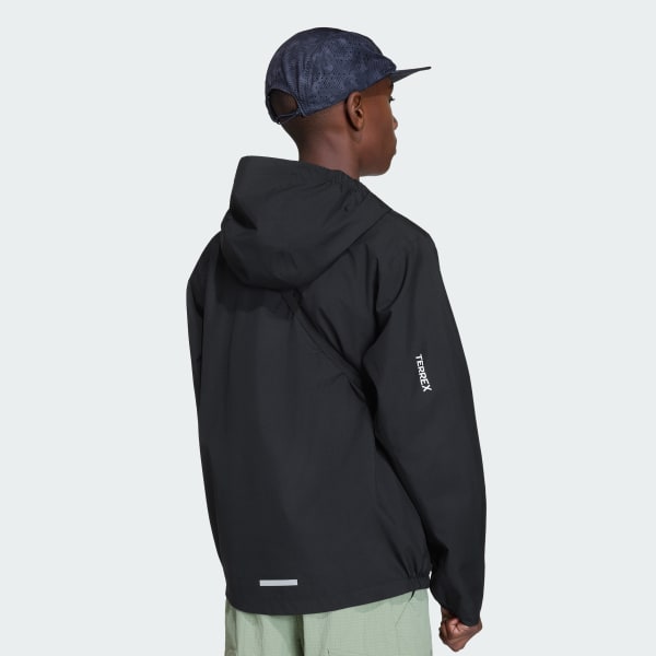 Czerń Dziecięca kurtka przeciwdeszczowa Terrex Multi 2 Layer CLIMAPROOF