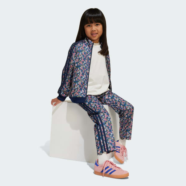 Μπλε adidas Originals x Liberty London Firebird Track Suit Kids