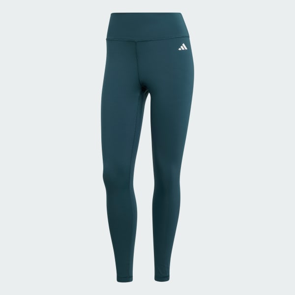 Turquoise Training Essentials High-Waisted 7/8 Leggings