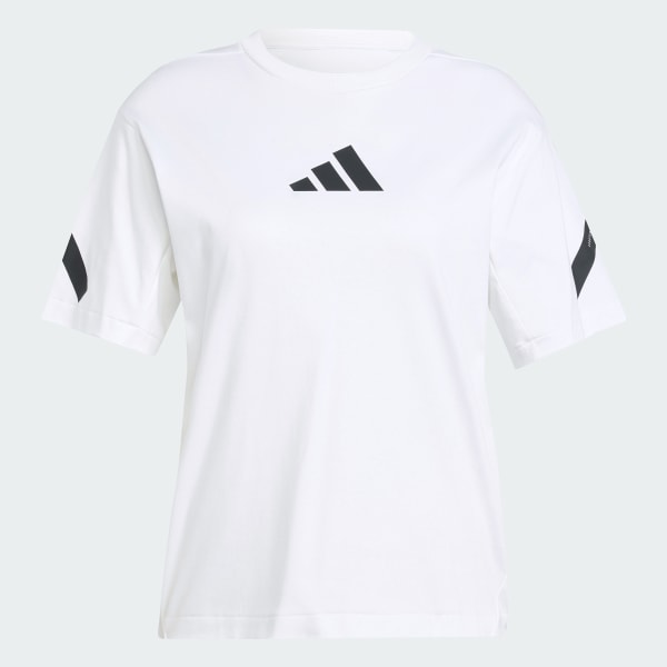 สีขาว เสื้อยืด adidas Z.N.E.