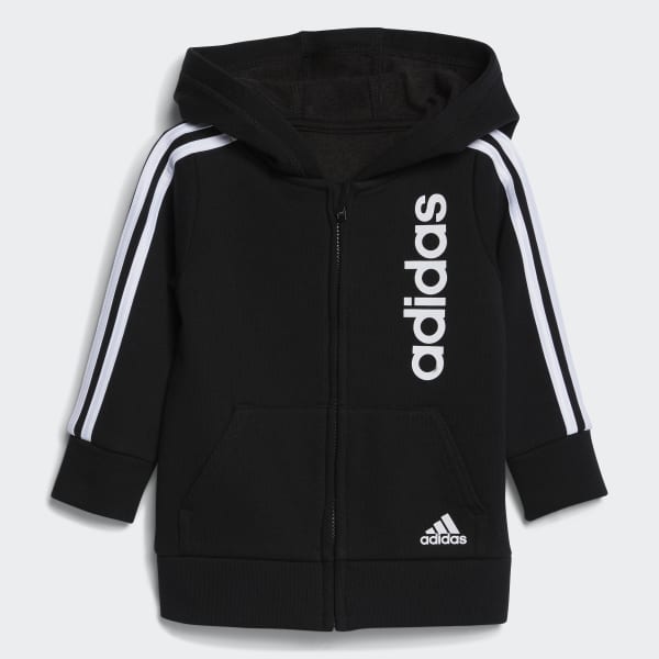 adidas track hooded jacket