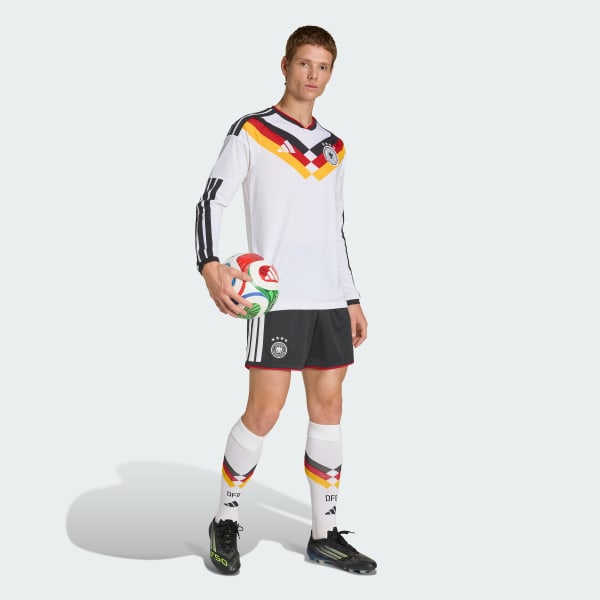 Weiss Langärmeliges jersey Deutschland 26 Home