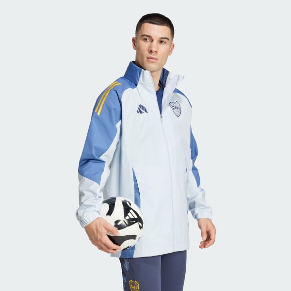 Azul Campera All-Weather Boca Juniors 24/25