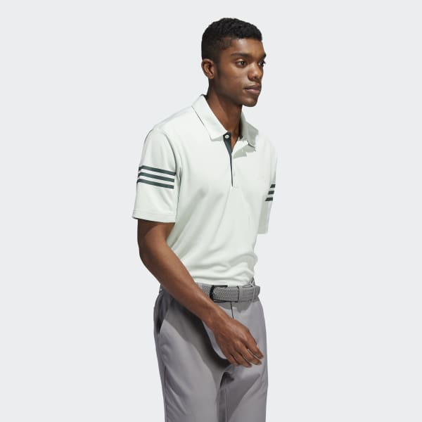 Green 3-Stripes Polo Shirt