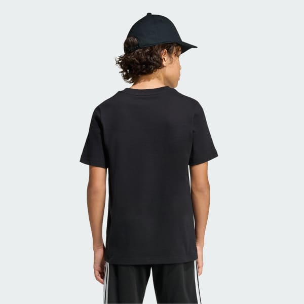 Black FOOTBALL GRAPHIC T-SHIRT JUNIOR
