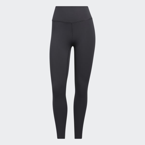 Sport Bonded Waistband 7/8 Length Leggings, Black