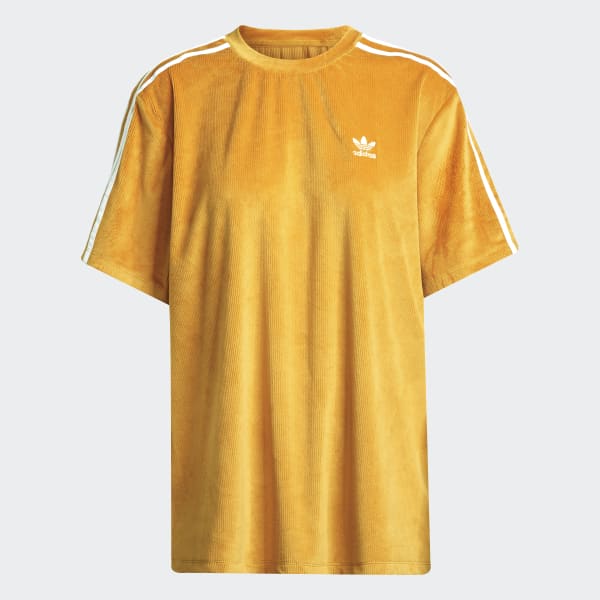 Arancione T-shirt adicolor Classics Corded Velour Loose IZQ88
