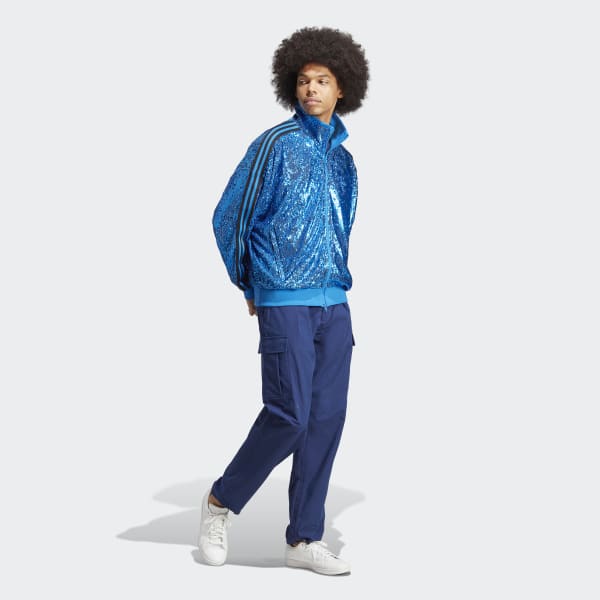 Blue hot sale sequin tracksuit