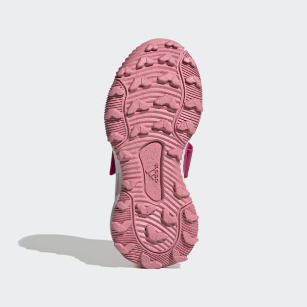 Pink FortaRun All-Terrain Cloudfoam Sport Running Elastic Lace and Top Strap Shoes