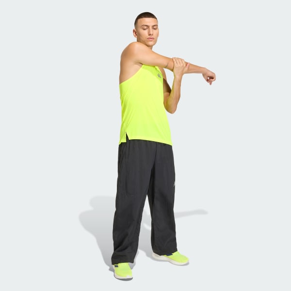 イエロー adi365 ブリーズ ランニング タンクトップ