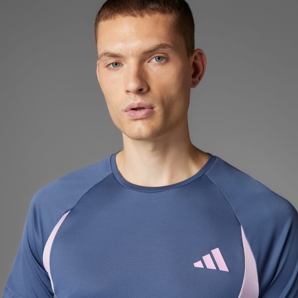 Blauw Tech Apparel Colorblock T-shirt