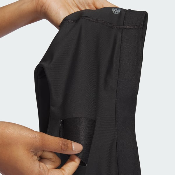 สีดำ สปอร์ตบราซัพพอร์ตระดับปานกลางแต่งโลโก้ adidas Powerimpact