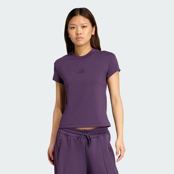 สีม่วง adidas Z.N.E. เสื้อเบบี้ที