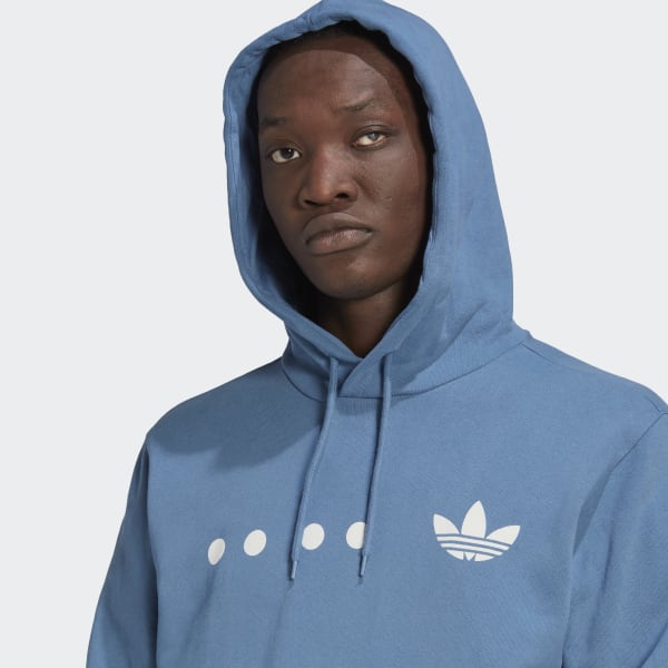 adidas Reclaim Logo Hoodie Blauw adidas Offici le Shop