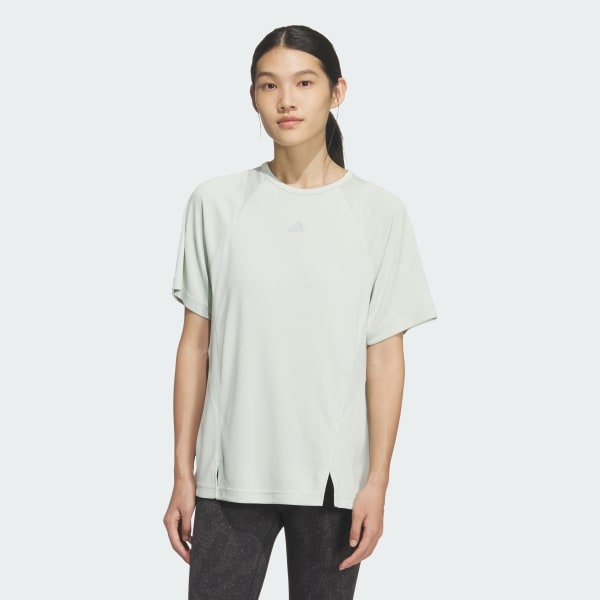 グリーン トレーニング エッセンシャルズ プラス ルーズフィット クールセンサー ミッド レギュラー レングス半袖Tシャツ