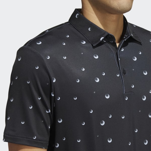 Black Ultimate365 Allover Print Polo Shirt DM864