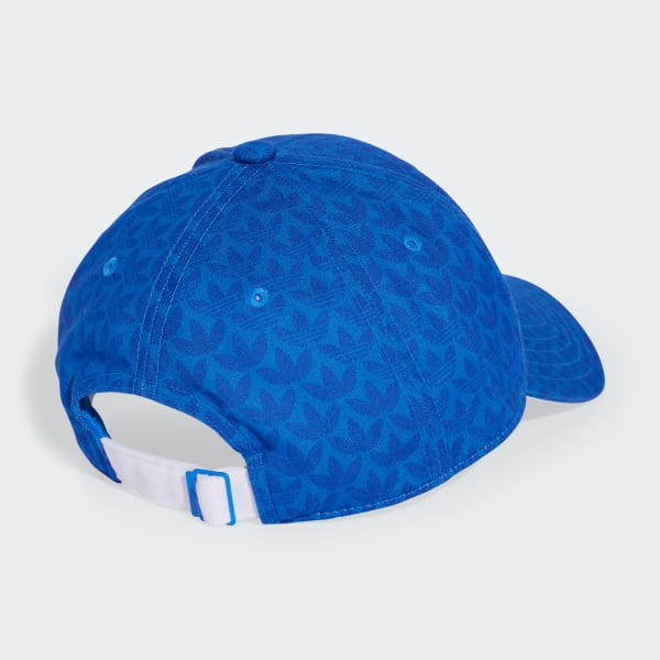 Blue Trefoil Monogram Cap