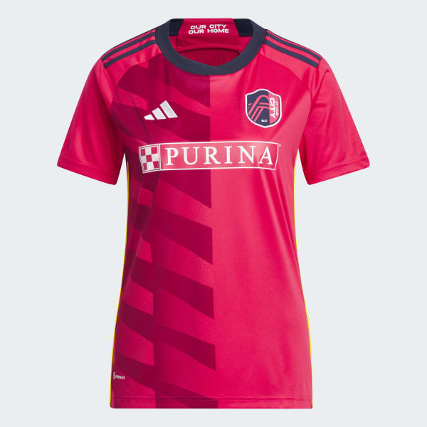 adidas St. Louis CITY SC 23/24 Home Jersey - Pink, Women's Soccer