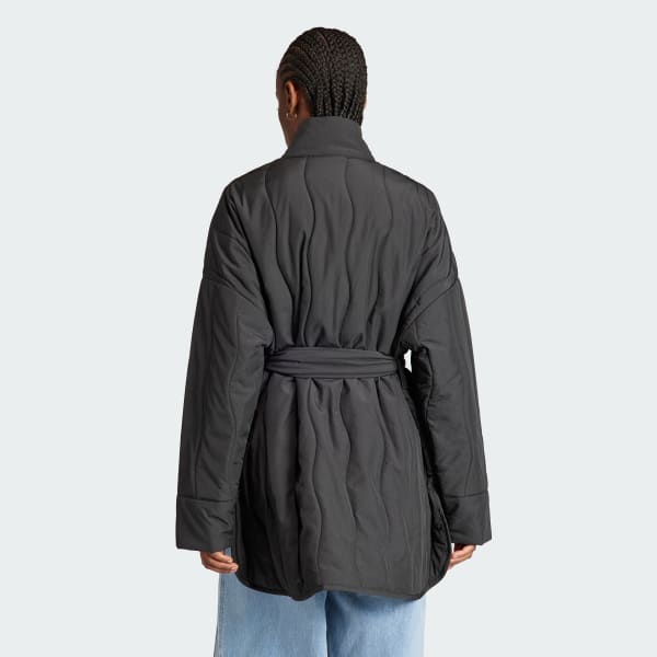 Black Adilenium Oversized Lightweight Jacket