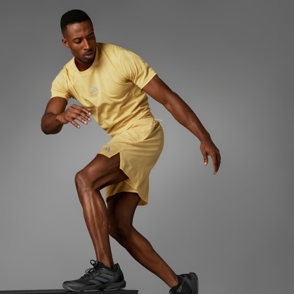 Amarillo Shorts Designed for Training HIIT Workout HEAT.RDY Estampados