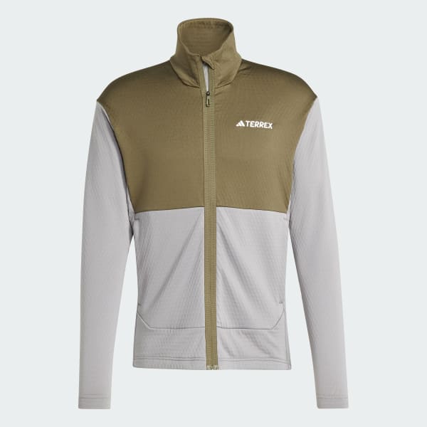 Grey Terrex Multi Light Fleece Full-Zip Jacket