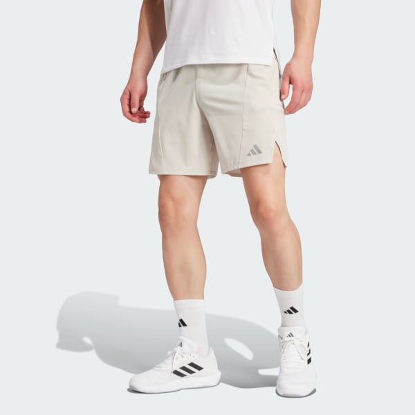 สีเบจ กางเกงขาสั้น Designed for Training HIIT Workout HEAT.RDY