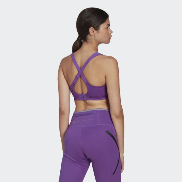 Roxo Sutiã de Sustentação Elevada TruePace adidas by Stella McCartney