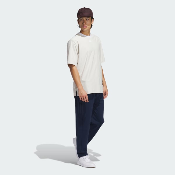 ベージュ 【ゴルフ】ビヨンド ザ コース ツイストニット ルーズフィット クルーネック半袖ポロ