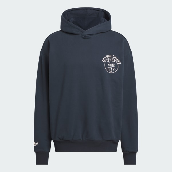 adidas Hoop York City Hoodie - Blue | Free Shipping with adiClub