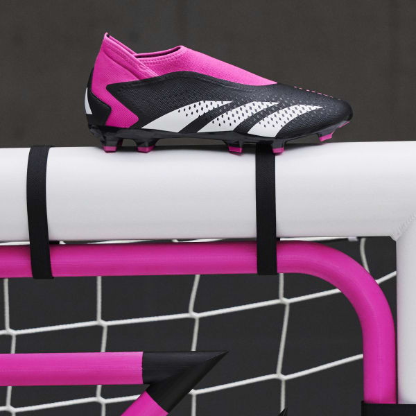Black Predator Accuracy.3 Laceless Firm Ground Cleats