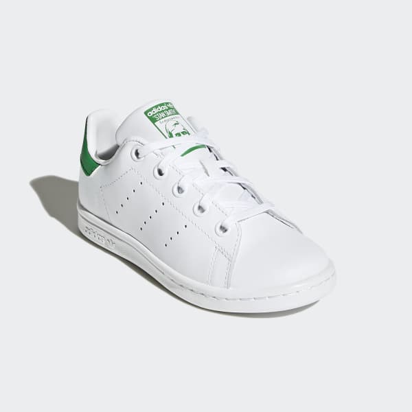 Kids Stan Smith Cloud White and Green 