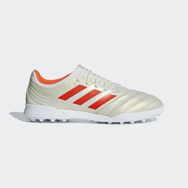 adidas Copa 19.3 Turf Boots - White 