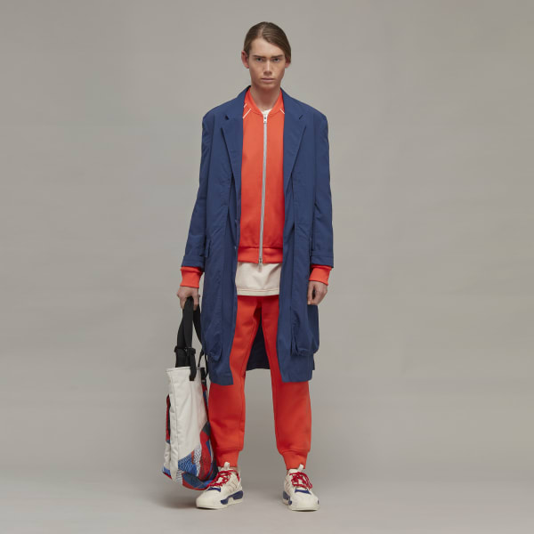 adidas Y-3 Organic Cotton Terry Cuffed Pants - Red | Men's